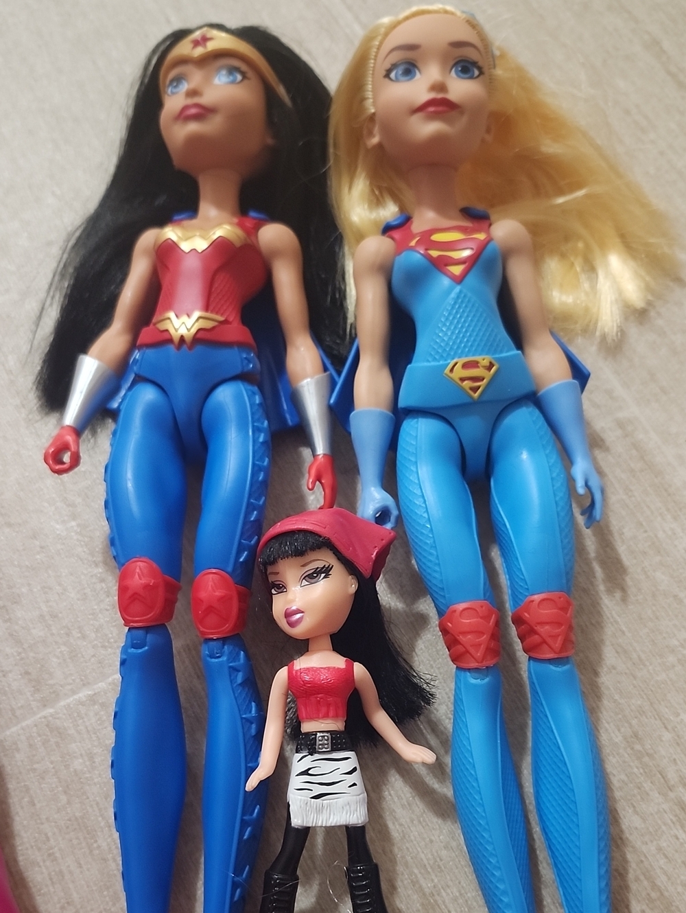 2 Superhero Barbie And 1 Lil Mcdonalds Bratz Jade